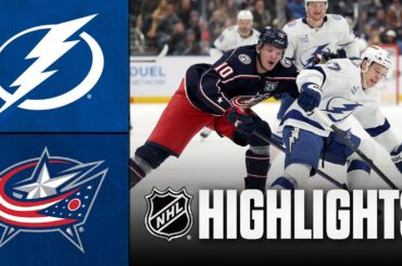 Lightning vs. Blue Jackets | NHL Highlights | January 24, 2026