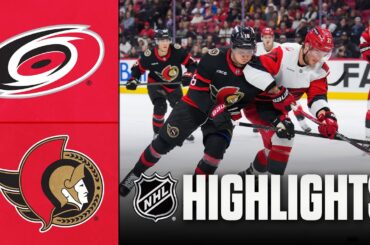 Hurricanes vs. Senators | NHL Highlights | January 24, 2026