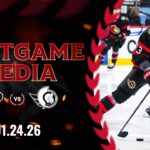 LIVE: Postgame Media CAR 4 OTT 1