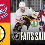Canadiens vs Bruins 24/01/26 | Faits saillants