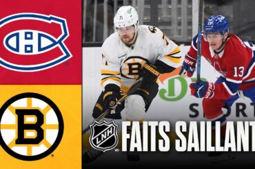 Canadiens vs Bruins 24/01/26 | Faits saillants