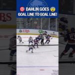 Dahlin from his OWN goal line! 😮‍💨