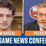 Islanders come up empty in shutout loss to Sabres, bench Mathew Barzal and Anders Lee