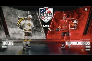 NAHA 2025-26 Season - Ontario Tigers (5-4-2) @ Albuquerque Thunderbirds (5-3-1)