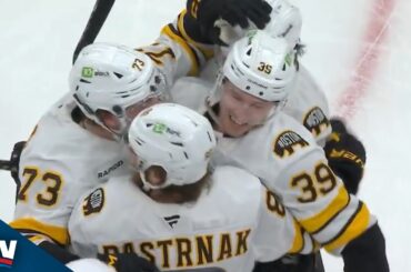 Bruins' Morgan Geekie Buries 100th Career Goal Upon Review On Strange Sequence