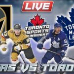 Vegas Golden Knights vs Toronto Maple Leafs LIVE 🔴 | NHL LIVE Stream Reaction & Play By Play