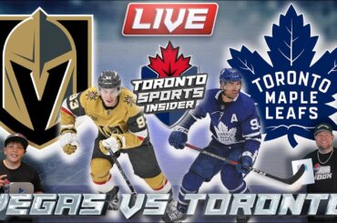 Vegas Golden Knights vs Toronto Maple Leafs LIVE 🔴 | NHL LIVE Stream Reaction & Play By Play