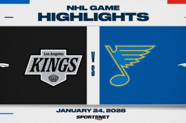 NHL Highlights | Kings vs Blues - January 24, 2026