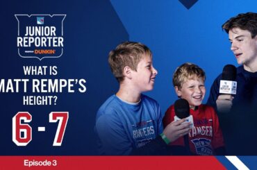 Junior Rangers Reporters Get J.T. Miller to Crack His Best Dad Jokes