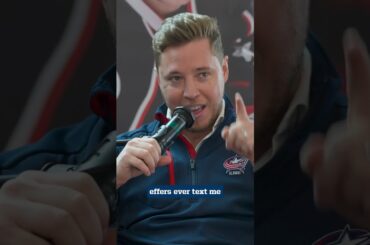 bold move Cam Atkinson, bold move! 😯