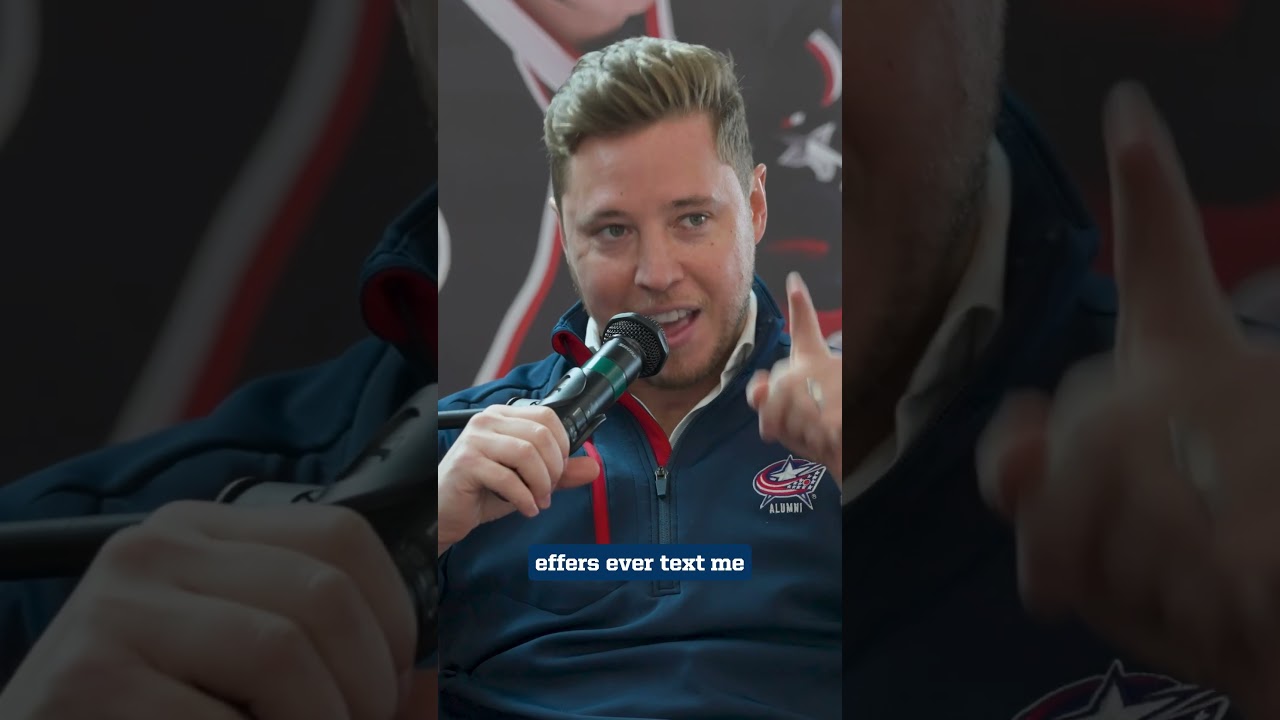 bold move Cam Atkinson, bold move! 😯