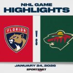 NHL Highlights | Panthers vs. Wild - January 24, 2026