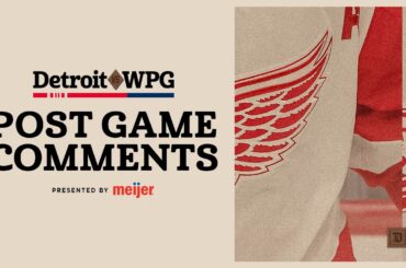 JT Compher, Marco Kasper & Todd McLellan Post Game vs WPG | JAN 24, 2026