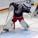 Blue Jackets' Jet Greaves, Isac Lundestrom Combine For Own Goal Vs. Lightning
