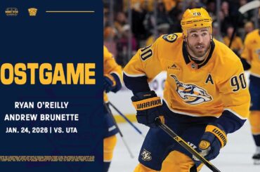 Ryan O’Reilly & Andrew Brunette - Postgame: Jan. 24, 2026