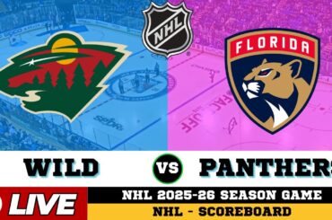 🔴LIVE : Florida Panthers Vs Minnesota Wild | NHL 2026 | NHL Live SCOREBOARD