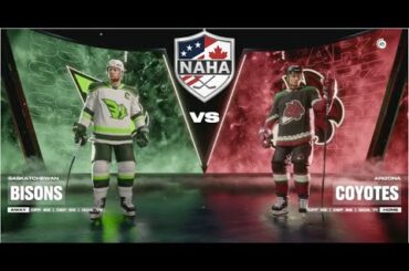 NAHA 2025-26 Season - Saskatchewan Bisons (7-7-2) @ Arizona Coyotes (5-6-1)