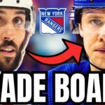 THREE New York Rangers on TRADE BOARD & MOCK TRADES for Artemi Panarin!