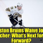 Boston Bruins Waive John Beecher: What's Next for the Forward?