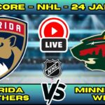 🔴 LIVE: Florida Panthers at Minnesota Wild | NHL Scoreboard | Hockey Day Minnesota | Jan 24