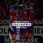 Cole Caufield scores a hat trick! #HatTrick #Goal #Hockey #Shorts