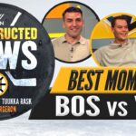 Patrice Bergeron Does His Best Marchand and Pastrnak Impersonation | Unobstructed Views