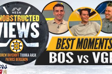 Patrice Bergeron Does His Best Marchand and Pastrnak Impersonation | Unobstructed Views