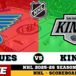 🔴LIVE : Los Angeles Kings Vs St. Louis Blues | NHL 2026 | NHL Live SCOREBOARD