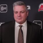 Sheldon Keefe speaks before Devils matinee in Seattle