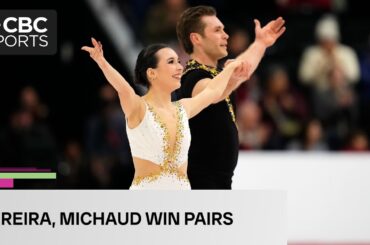 Canadian pair Pereira, Michaud capture their 1st-ever national figure skating title | #CBCSports