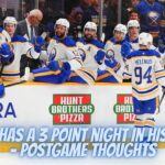 Helenius Leads Sabres, Has 3 Point Night In His 2nd Game - Postgame Thoughts