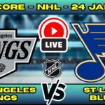 🔴 LIVE: Los Angeles Kings at St. Louis Blues | NHL Scoreboard | Season Series Rematch | Jan 23