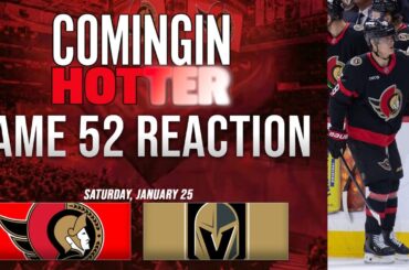 Sens Post Game - Ottawa Senators vs Vegas Golden Knights- January 25th- Coming in Hotter LIVE
