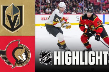Golden Knights vs. Senators | NHL Highlights | January 25, 2026