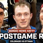 Josh Manson on Gordie Howe Hat Trick & Avs HAPPY After 8-2 WIN For 16th STRAIGHT At Home