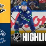 Penguins vs. Canucks | NHL Highlights | January 25, 2026