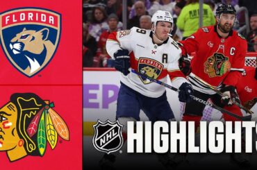 Panthers vs. Blackhawks | NHL Highlights | January 25, 2026