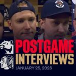 Postgame Reaction at Blackhawks | 01.25.26