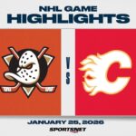 NHL Highlights | Ducks vs. Flames - January 25, 2026