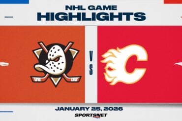 NHL Highlights | Ducks vs. Flames - January 25, 2026