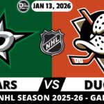 DALLAS STARS VS ANAHEIM DUCKS 🏒 NHL Season 2025-26 | Live Scoreboard & Fans Chat
