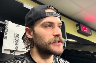 Stuart Skinner, Penguins, on win in Vancouver