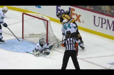 🇺🇸NHL: Výtečný zákrok Sawchenka (PIT-SJS)