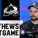 Auston Matthews | Post Game vs Colorado Avalanche | January 25, 2026
