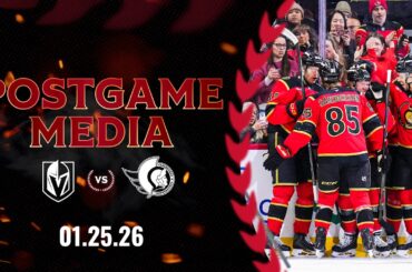 LIVE: Postgame Media OTT 7 VGK 1