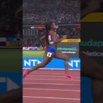Sha'Carri Richardson anchors US 4x100m team to the gold in Budapest 🔥 #running #usa #sports