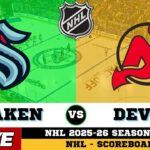 🔴LIVE : New Jersey Devils Vs Seattle Kraken | NHL 2026 | NHL Live SCOREBOARD