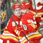 Matt Coronato Finishes Off Flames' Pretty Passing Sequence For Power-Play Goal
