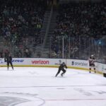 Jordan Eberle scores a goal against the New Jersey Devils