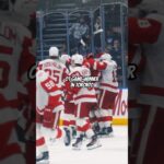 Mo Seider and Dylan Larkin connect on the overtime game-winner in Toronto